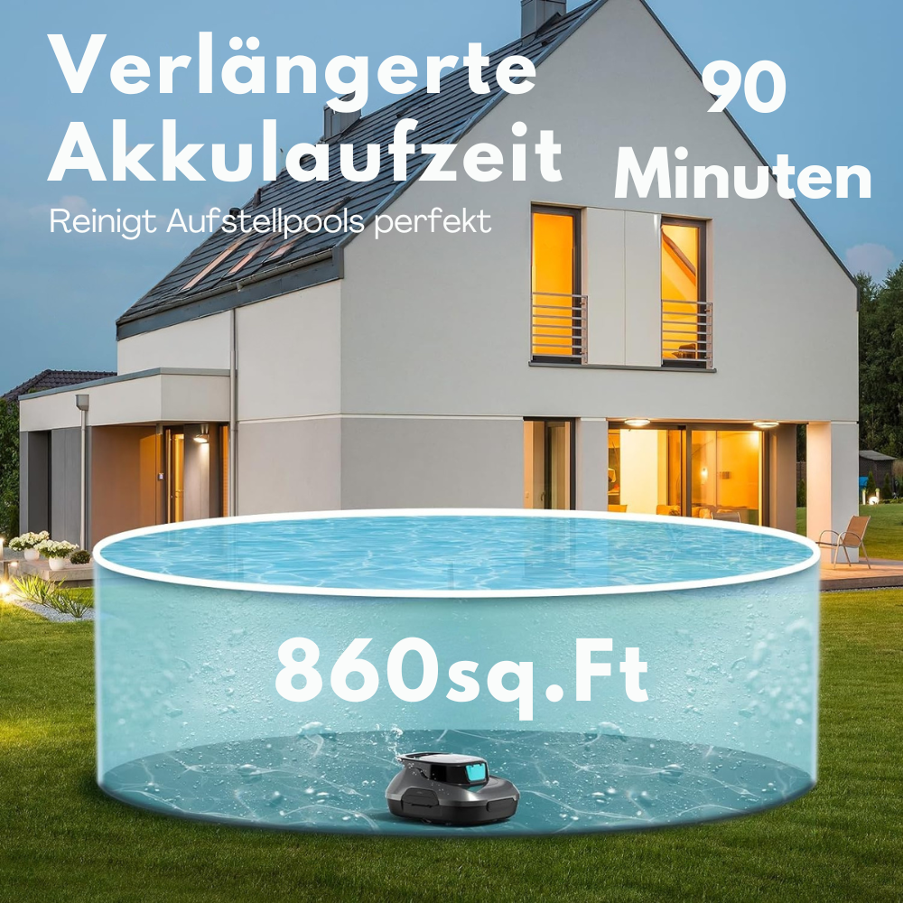 HydroGlide™  Kabelloser Poolroboter