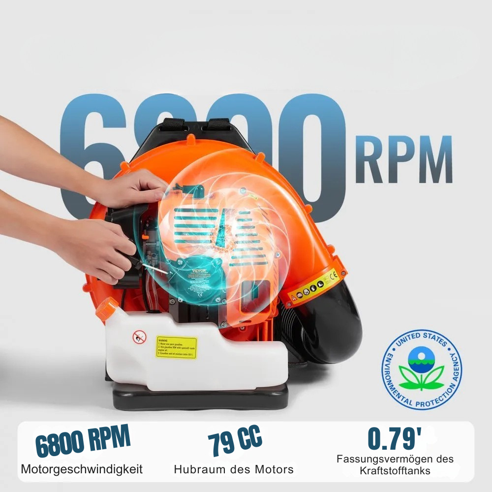 StormForce™ Rucksack-Laubbläser